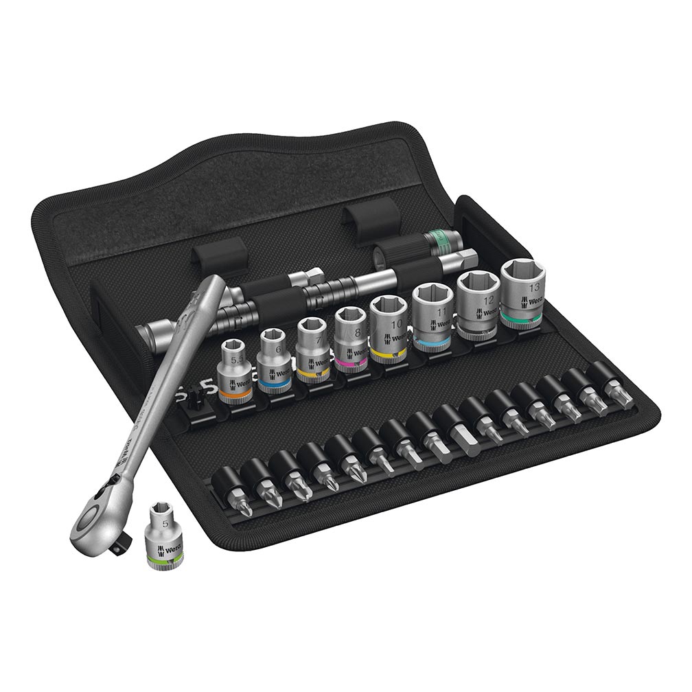 Wera Zyklop Metric 1-4” Switch Ratchet 28 Piece Set