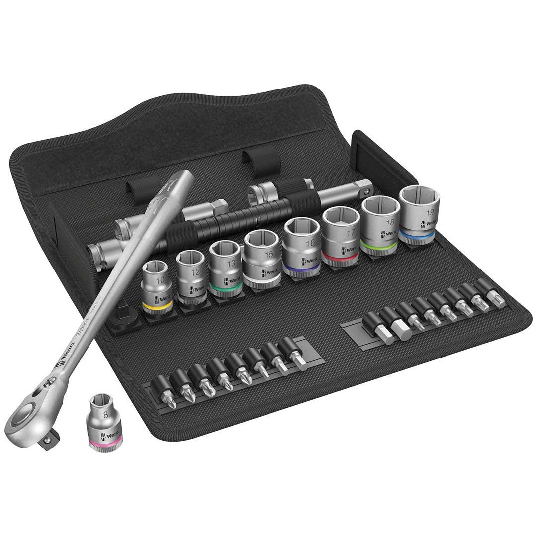 Wera Metric 3-8" Drive Ratchet Set (29 Piece)