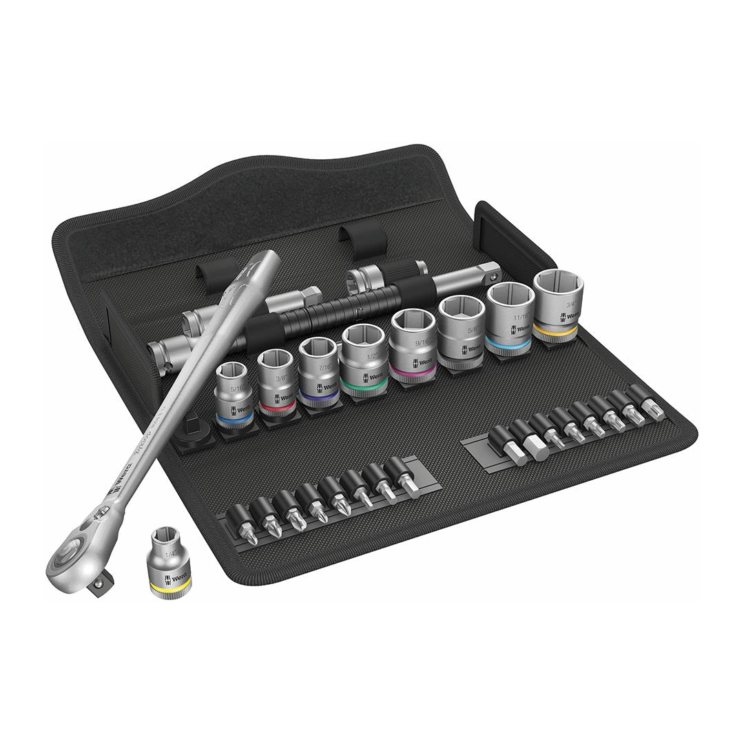 Wera Sae 3-8” Drive Switch Ratchet Set (29-piece Set)