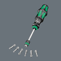 Wera 7-in-1 Bitholding Screwdriver With Removable Bayonet Blade