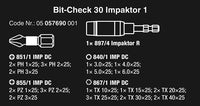 Wera Bit-check 30 "impact Ready" Diamond Coated Tips (30-piece Set)