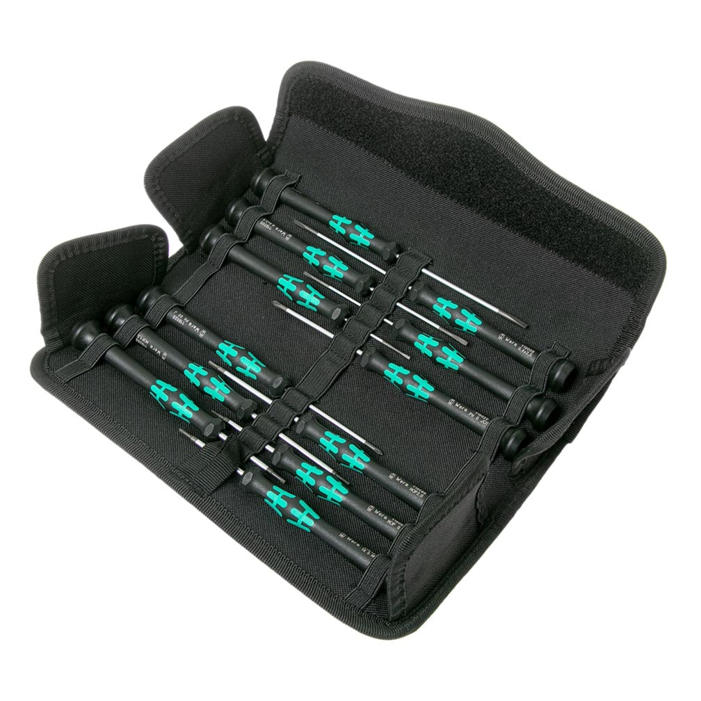 Wera Kraftform Micro Pack Screwdriver For Electronic Applications 12 Piece Set