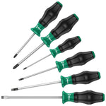 Wera Laser Etched Tip Screwdriver Rack 6 Piece Set