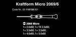 Wera Metric Precision Micro Nutdriver Set And Rack (6-piece)