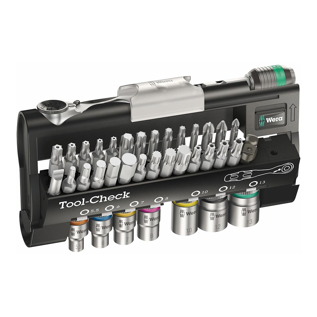 Wera Tool Check Automotive 1 Bits Assortment With Ratchet + Sockets