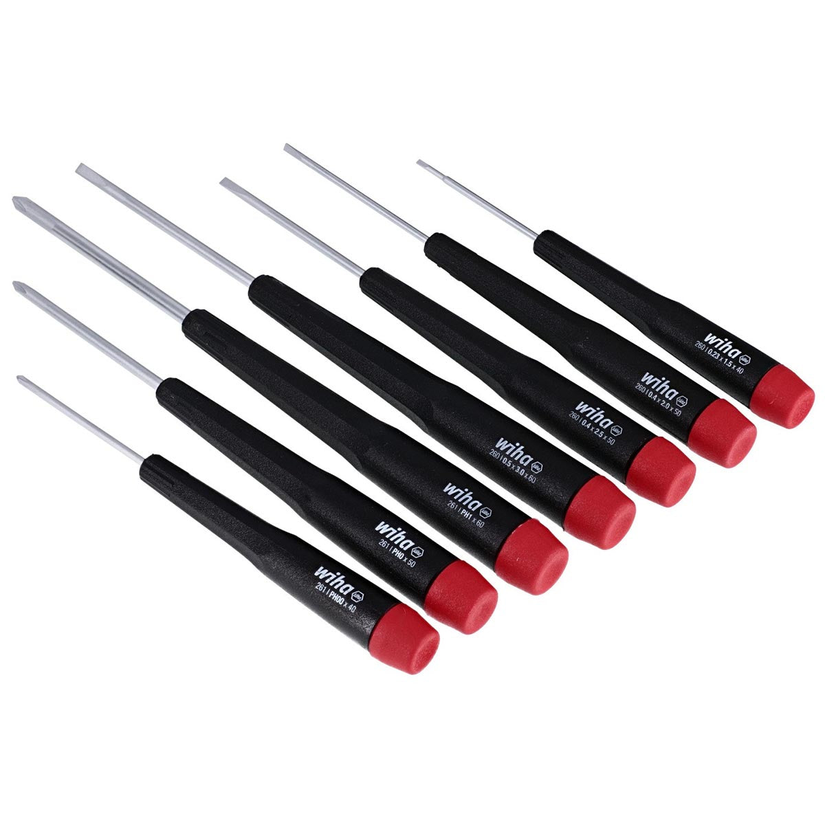 Wiha Precision Slotted And Phillips Screwdriver Set (7 Piece Set)