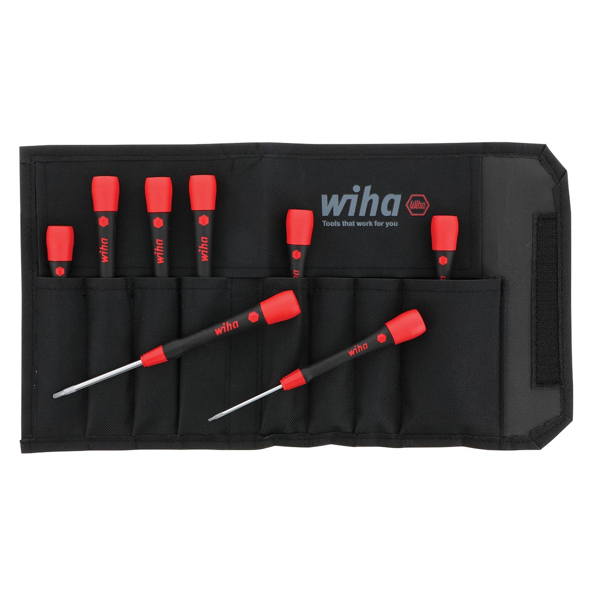 Wiha Picofinish Sae Hex Screwdriver Set - 8 Piece Set