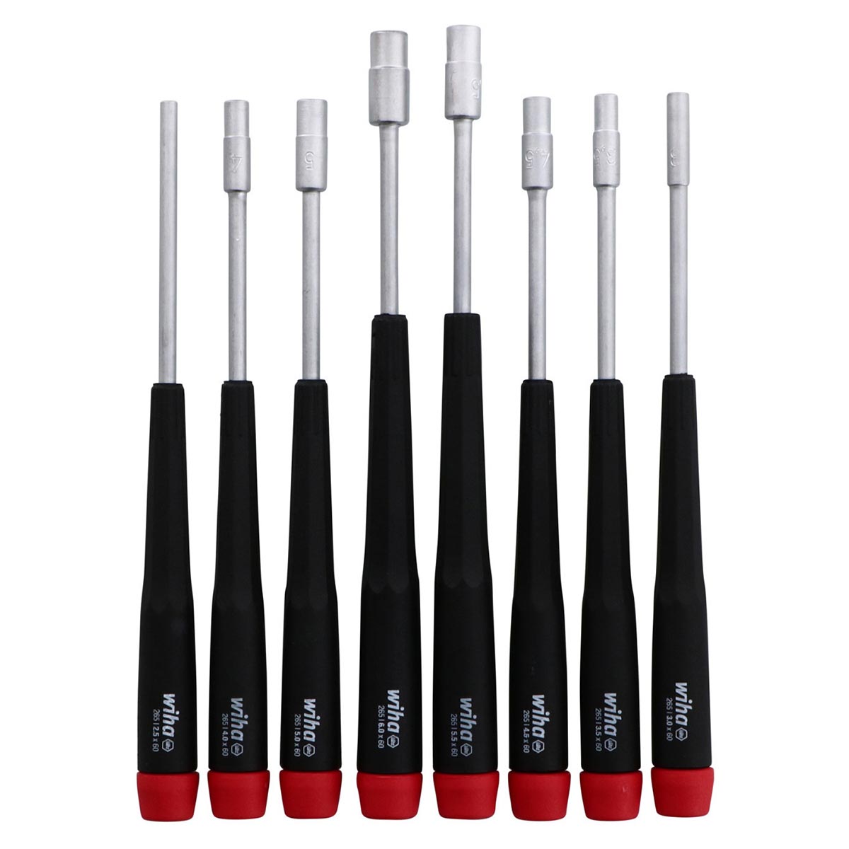 Wiha Precision Nut Driver Metric Screwdrivers - 8 Piece Set