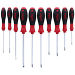 Wiha Softfinish Slotted-phillips-square Screwdriver - 10 Piece Set