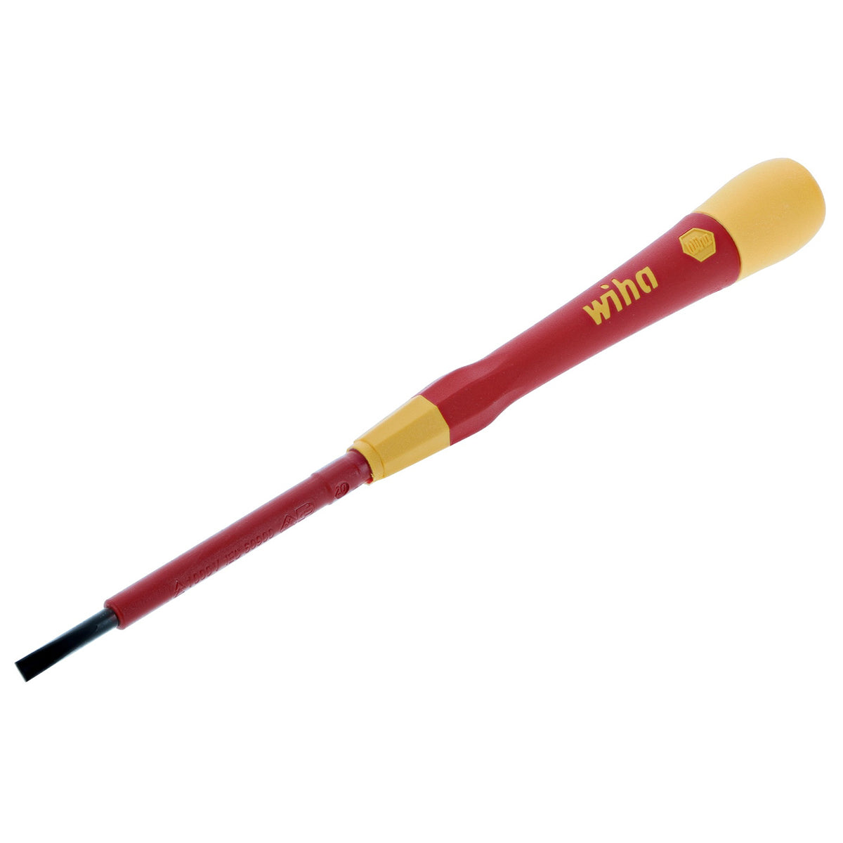 Wiha Precision Insulated Picofinish Slotted Screwdriver - 3.5mm X 60mm