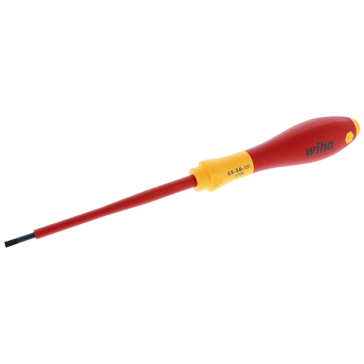 Wiha Insulated Slotted Screwdriver - 3.0mm X 100mm