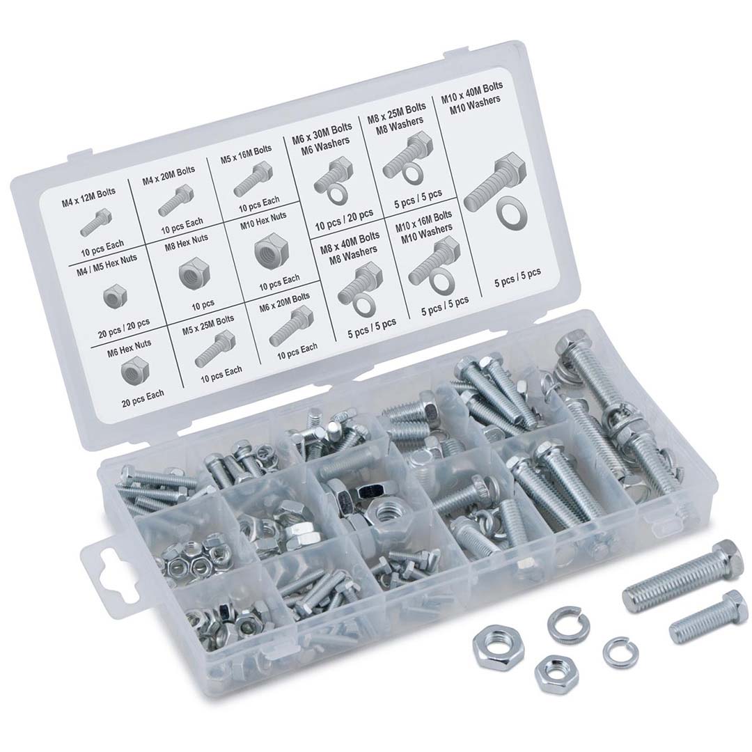 Titan 240 Pc Zinc Metric Nut And Bolt Assortment