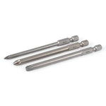 Wiha Pozidriv Power Blades Bits - 3 Piece Set