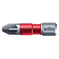 Wiha #2 Pozidriv 1-inch Terminator Impact Bits - 25 Pack