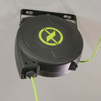 Flexzilla Extension Cord Reel 50' 14-3 Awg Sjtow Grounded Triple Tap Outlet Indoor-dry Locations