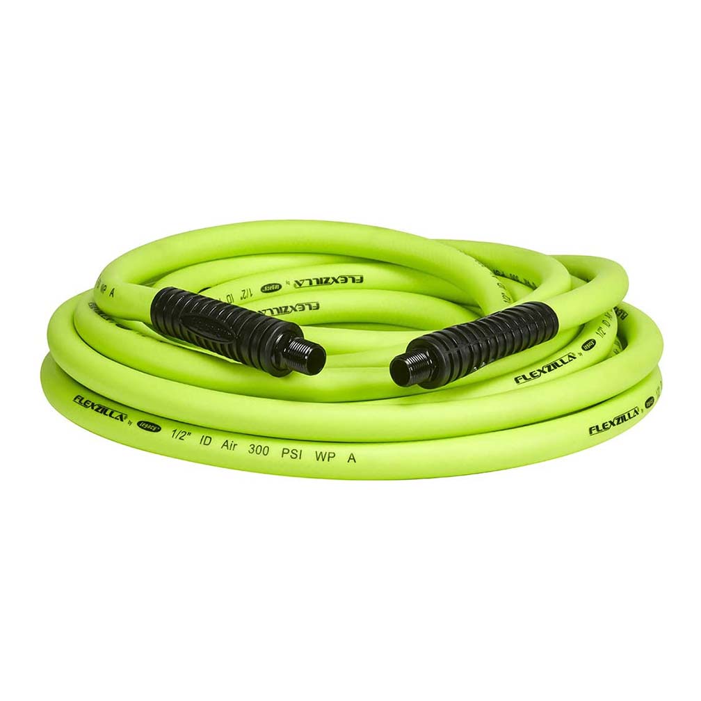 Flexzilla Air Hose 1-2" X 25' 3-8" Mnpt Fittings