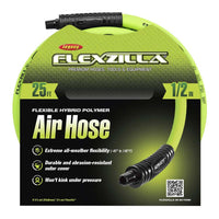 Flexzilla Air Hose 1-2" X 25' 3-8" Mnpt Fittings