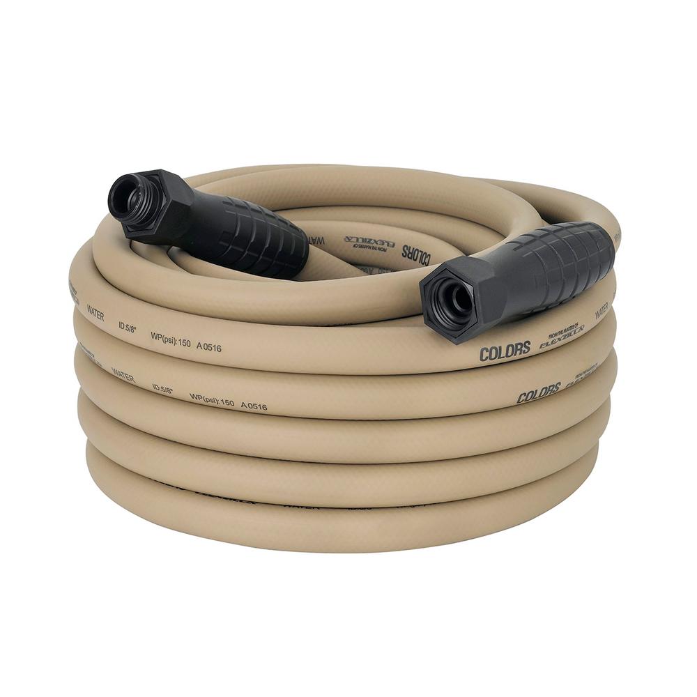 Flexzilla Colors Swivelgrip Garden Hose 5-8in X 50ft 3-4in   11 1-2 Ght Fittings Brown Mulch