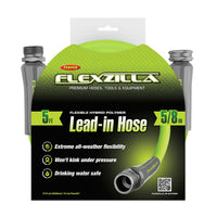 Flexzilla Garden Lead In Hose 5-8in X 5ft 3-4in   11 1-2 Ght Fittings