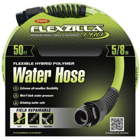 Flexzilla Pro Water Hose 5-8in X 50ft 3-4in   11 1-2 Ght Fittings