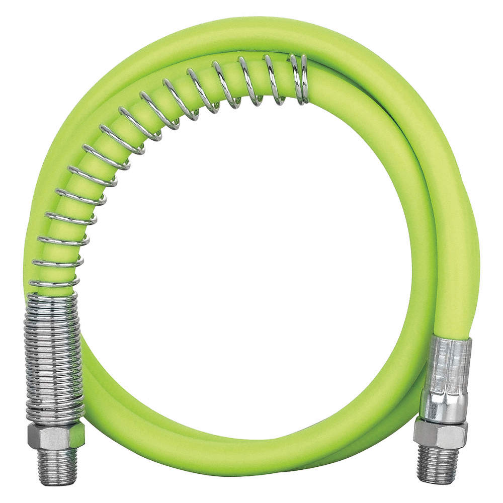 Flexzilla Grease Hose 1-8in X 36in 1-8in Mnpt Ends Spring Guard