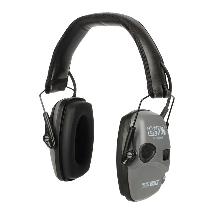 Howard Leight Impact Sport Bolt Electronic Earmuff - Gray